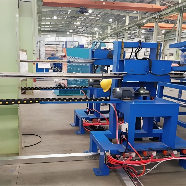 Rockwool glue spraying and PU edge sealing system